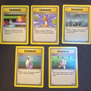 1999 Pokémon Trainer Bundle - 5 pack Base Set